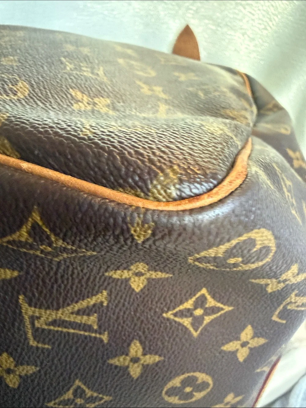Louis Vuitton Brown Monogram Keepall 50 Travel Duffel Bag